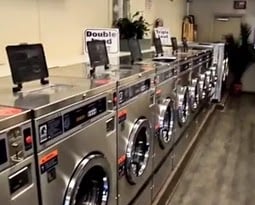 mesin cuci laundry koin